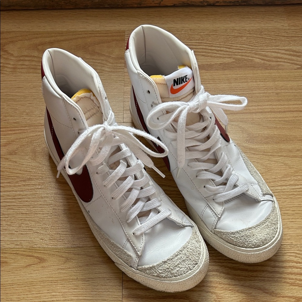 Nike blazer 77 White  Team Red (burgundy)  High-Tops